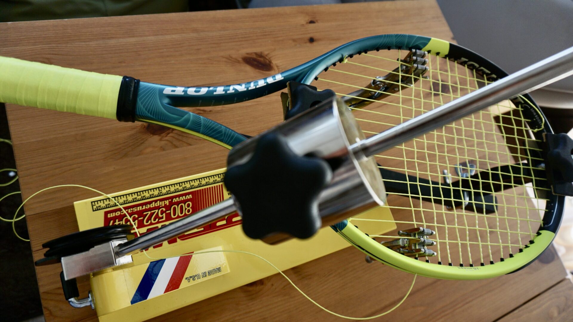 クリッパーメイト　分銅式ガット張り機　テニス　ソフトテニス クリッパーメイトテニスUSA製ガット張り機（ストリングマシン