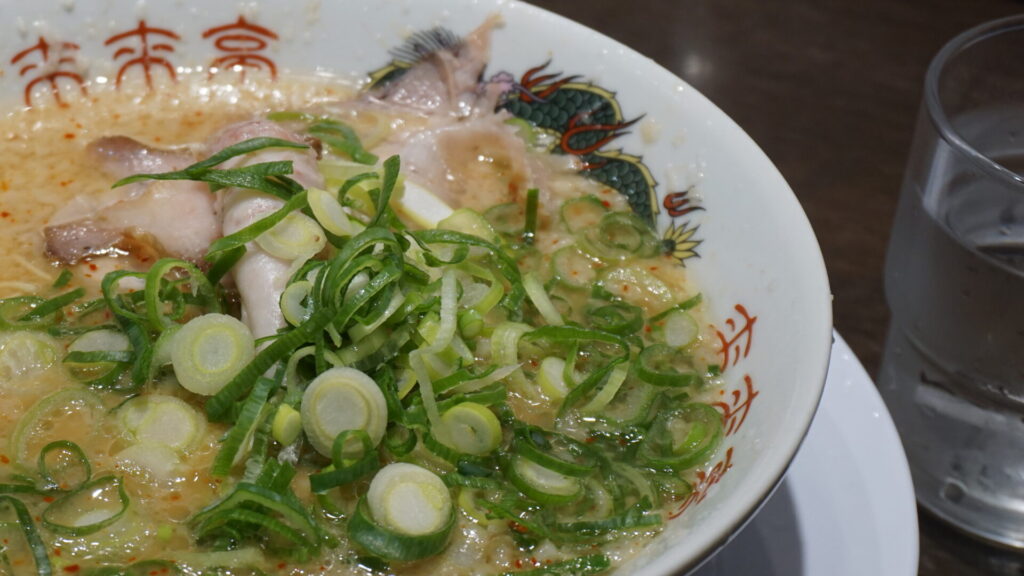 来来亭のこってりラーメン