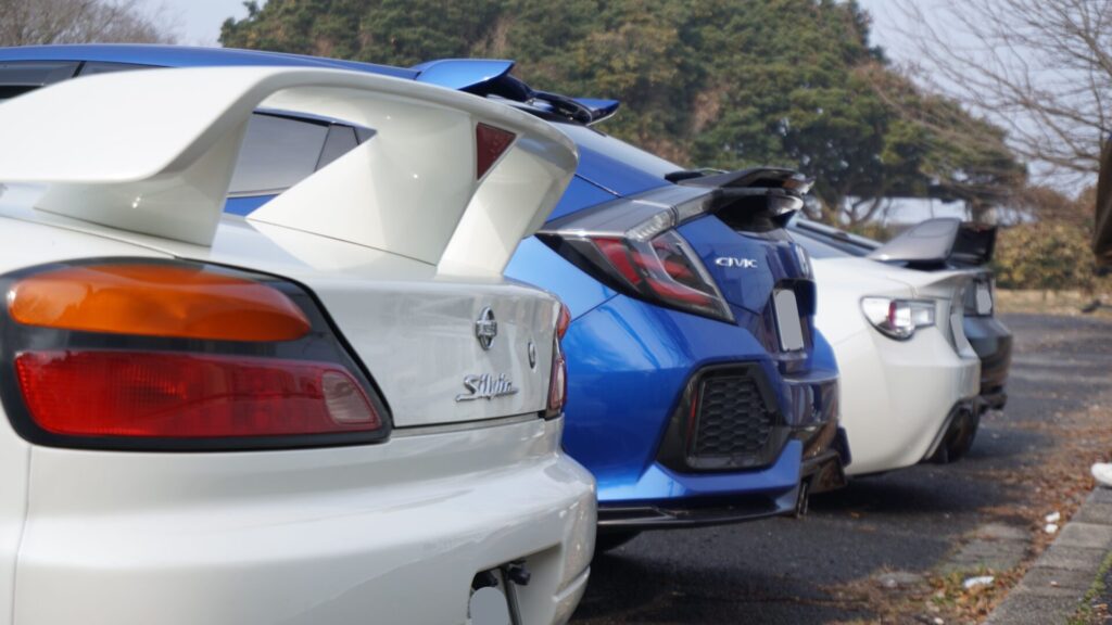 金甲山の駐車場